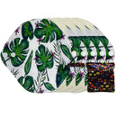 LECY ECO LIFE Reusable menstrual pads organic bamboo pantyliner 5 pieces with one waterproof storage bag size 7inch