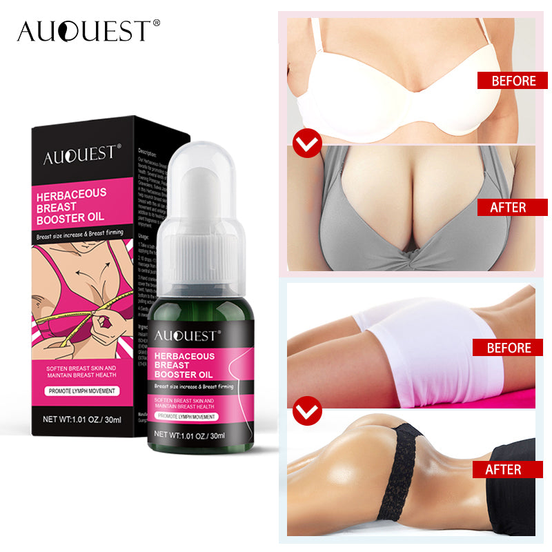 AUQUEST Breast Enhancement Body Oil Fast Growth Elasticity Enhancer Breast Enlargement Cream Body Oil Sexy Body Care for Women