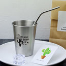 NorthernEurope Ins Industry Style 304 Stainless Steel Spray Paint Beer Cup Cold Water Drinks Cup Household Office Use Gargle Cup