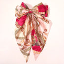 Neue Frauen große Schleife Haarnadel Sommer Chiffon großen Bowknot Fleck Schleife Haarspangen Frauen einfarbig Pferdeschwanz Clip Haarschmuck