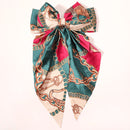 Neue Frauen große Schleife Haarnadel Sommer Chiffon großen Bowknot Fleck Schleife Haarspangen Frauen einfarbig Pferdeschwanz Clip Haarschmuck