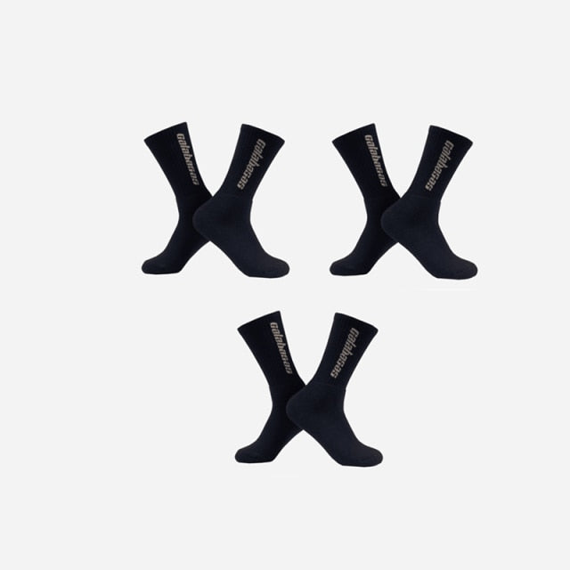 3 pairs of stylish calabasas funny hip hop skateboard Kanye West socks happy street fashion men crew sports cotton socks