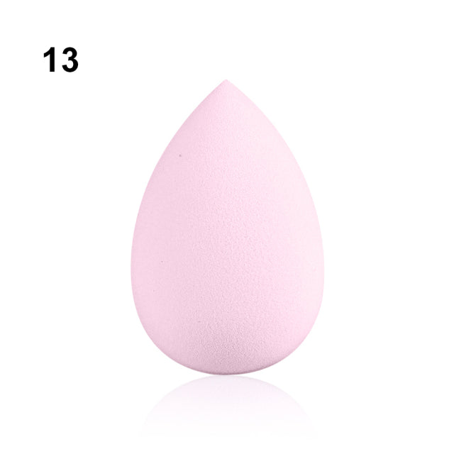 Colorful Soft Waterdrop Beauty Makeup Sponge Cosmetic Powder Puff Face Foundation Powder Cream Blending Sponges Cosmetic Tools