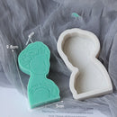 DIY Candles Mould wax Candles mold Aromatherapy Plaster Candle 3D Silicone Mold Handmade Soy Cube Soap Molds