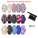 15 Pcs Vagina Higiene Beauty Health Culotte Menstruelle Coletor Menstrual Absorvente Menstrual Pad Reusable Sanitary Pad Pouch