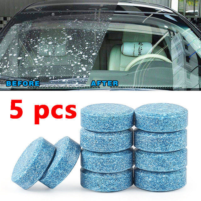 10/20/40 Stück Auto Solid Cleaner Brausetabletten Spray Cleaner Autofenster Windschutzscheibe Glasreinigung Auto Zubehör