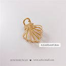 ¡Novedad de 2021! pasadores coreanos en forma de garra para el pelo para mujer, accesorios para el cabello con agujeros geométricos de Metal para chica, pinza para el pelo de cangrejo