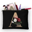 Girl Makeup Bag Golden Letter Pattern Classic Organizer Bag Pouches for Travel Bags Pouch Women&