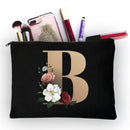 Girl Makeup Bag Golden Letter Pattern Classic Organizer Bag Pouches for Travel Bags Pouch Women&