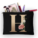 Girl Makeup Bag Golden Letter Pattern Classic Organizer Bag Pouches for Travel Bags Pouch Women&