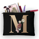 Girl Makeup Bag Golden Letter Pattern Classic Organizer Bag Pouches for Travel Bags Pouch Women&