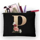 Girl Makeup Bag Golden Letter Pattern Classic Organizer Bag Pouches for Travel Bags Pouch Women&