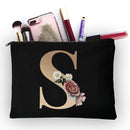 Girl Makeup Bag Golden Letter Pattern Classic Organizer Bag Pouches for Travel Bags Pouch Women&