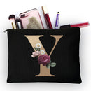 Girl Makeup Bag Golden Letter Pattern Classic Organizer Bag Pouches for Travel Bags Pouch Women&