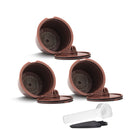 icafilas Reusable Coffee Capsule Nescafe Dolce Gusto Filters with Mesh Dolci Gusto Pod Cup for Coffee machine Tool Tamper