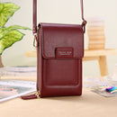 Women Bags Soft Leather Wallets Touch Screen Cell Phone Purse Crossbody Shoulder Strap Handbag for Female Cheap Women&
