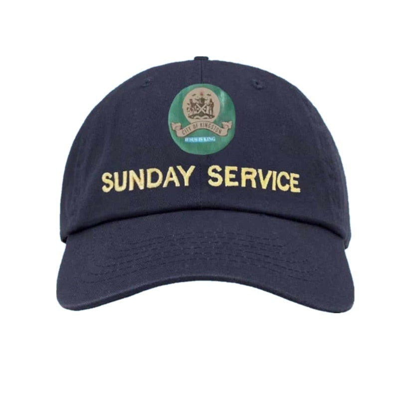 Nuevo Kanye West Servicio dominical Jesús es rey Álbum Gorras de béisbol Bordado Papá Sombrero Unisex Mujer Hombre Sombreros Último álbum Snapback