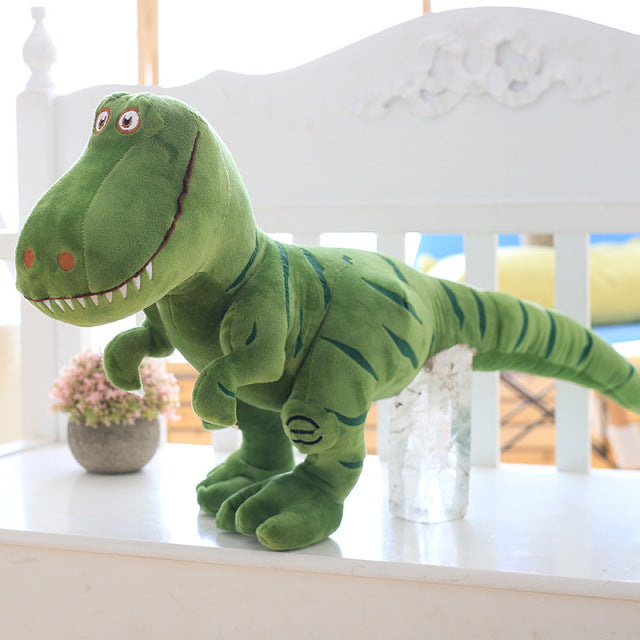 1 unid 40-100 cm nuevo dinosaurio juguetes de peluche tiranosaurio de dibujos animados lindo juguete de peluche muñecas para niños niños regalo de cumpleaños