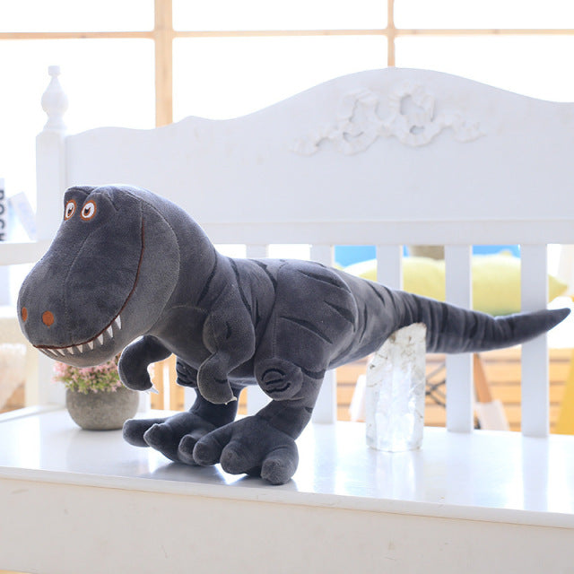 1 unid 40-100 cm nuevo dinosaurio juguetes de peluche tiranosaurio de dibujos animados lindo juguete de peluche muñecas para niños niños regalo de cumpleaños