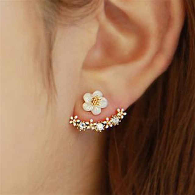 Fashion Punk Black Cross Drop Earrings For Teens Vintage Rock Pride Long Chain Butterfly Ear Cuffs Women Earrings Girls Jewelry