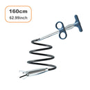 Sewer Pipe Unblocker Snake Spring Pipe Dredging Tool Kitchen Bathroom Sewer Cleaning Tool Kitchen Accessories 90/160cm