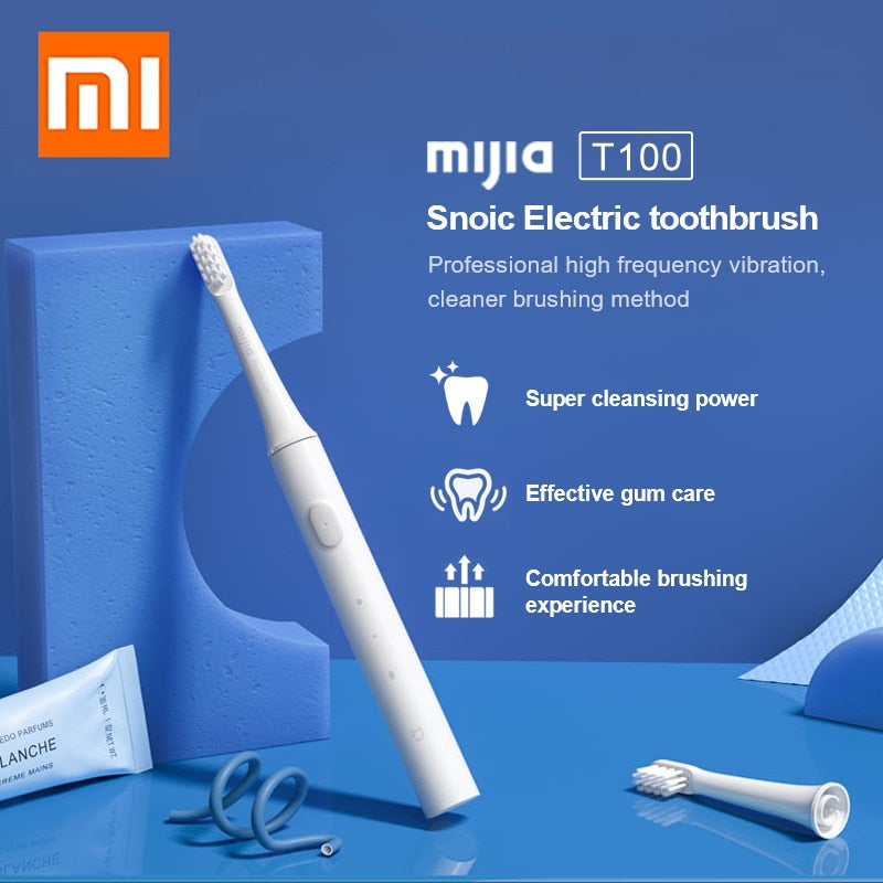 XIAOMI MIJIA cepillo de dientes eléctrico sónico inalámbrico USB recargable cepillo de dientes impermeable ultrasónico automático cepillo de dientes