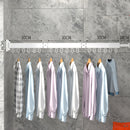 Folding Clothes Hanger Wall Mount Retractable Cloth Drying Rack Indoor &amp; Outdoor Space Saving Aluminum Home Laundry Clothesline