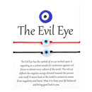 Amuleto clásico Evil Nazar Eye Charm Bracelet Red Black String Rope Pulseras de amistad trenzadas para mujeres Joyería de declaración