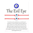 Amuleto clásico Evil Nazar Eye Charm Bracelet Red Black String Rope Pulseras de amistad trenzadas para mujeres Joyería de declaración