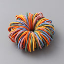 Nuevo 100 unids/lote bandas para el cabello niña Color caramelo banda de goma elástica banda para el cabello niño bebé diadema Scrunchie accesorios para el cabello para el cabello