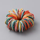 Nuevo 100 unids/lote bandas para el cabello niña Color caramelo banda de goma elástica banda para el cabello niño bebé diadema Scrunchie accesorios para el cabello para el cabello