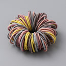 Nuevo 100 unids/lote bandas para el cabello niña Color caramelo banda de goma elástica banda para el cabello niño bebé diadema Scrunchie accesorios para el cabello para el cabello