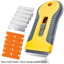 10/20pcs Razor Blade Tint Wrap Glue Squeegee Remover Cleaner  Ceramic Glass Car Window Viny Film Sticker Cleaning Razor Scraper