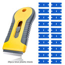 10/20pcs Razor Blade Tint Wrap Glue Squeegee Remover Cleaner  Ceramic Glass Car Window Viny Film Sticker Cleaning Razor Scraper