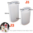 Moon Shape Wine Glass Tray Mold Candlestick Silicone Molds DIY Crystal Epoxy Resin Mould Ceramic Clay Casting Mold Home Decor