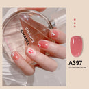MAYCHAO 7,3 ml verano pudín Gel esmalte de uñas transparente gelatina esmalte capa superior Soak Off UV Gel arte esmalte de uñas semipermanente