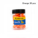 30/60 pcs Earplugs Noise Reduction Protection Sound Insulation Foam Soft Sleep Cancelling Anti Bruit Earplug Sleeping Ear Plugs