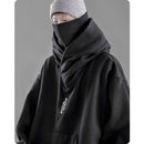 Autumn winter High collar hoodie loose comfortable Men&