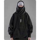 Autumn winter High collar hoodie loose comfortable Men&
