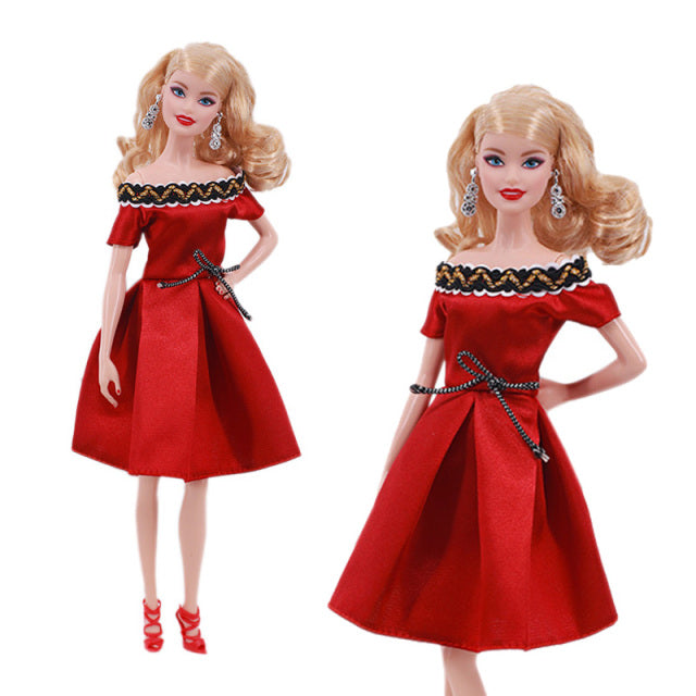 Barbies Doll Clothes Evening Dress&amp;Accessories Suitable For 11.5inch Barbies Doll Cocktail Daily Casual Clothing Accessories