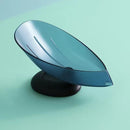 Tree Leaf Laundry Soap Dish Toilet Soap Shelf Vertical Suction Cup Wall Hanging Soap Holder Punch-free Water-free Storage Box