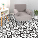 10Pcs Bathroom Kitchen Bedroom Floor Stickers Self-Adhesive Wear-Resistant Waterproof Non-Slip Stickers Toilet Tile Stickers