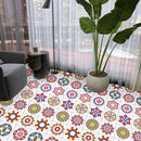 10Pcs Bathroom Kitchen Bedroom Floor Stickers Self-Adhesive Wear-Resistant Waterproof Non-Slip Stickers Toilet Tile Stickers