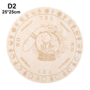 Tablero de péndulo de adivinación de madera de Altar tallado, estrella, sol, luna, corte láser, rebanada, Base de madera, posavasos, letrero de pared, decoración Hexagonal puntiaguda