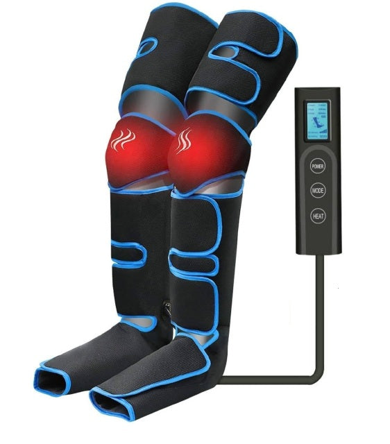 El masajeador de piernas con presión de aire para pies de 360 ​​​​° promueve la circulación sanguínea, masajeador corporal, relajación muscular, dispositivo de drenaje linfático