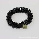 Women Elegant Crystal Pearl Hair Ring Ties  Beads Ponytail Holders Hair Accessories Elastic Hair Band Girls Scrunchies Bracelet