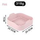 AirFryer, olla de silicona, freidoras de aire cuadradas, bandeja para hornear pan, pollo frito, cesta para Pizza, alfombrilla de repuesto, accesorios para parrilla y sartén