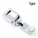 Zipper Sewing Machine Presser Foot Left Right Narrow Foot Compatible with Low Shank Snap On Singer Brother Sewing Accessories