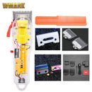 2021 WMARK nuevo modelo NG-108 Máquina para cortar cabello recargable cortadora de cabello cubierta transparente Base blanca o roja 7300rpm