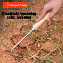 Herramientas de deshierbe de jardín, extractor de hierba, gancho de deshierbe de jardín, removedor de raíces de hierba para patio trasero, granja, plantación, herramientas de mano